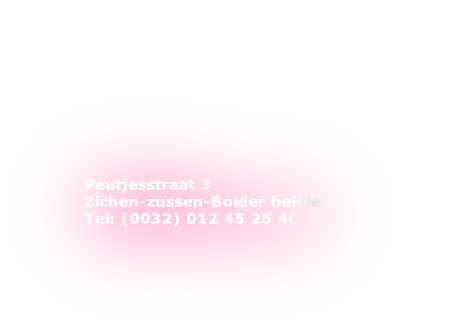 Peutjesstraat 3
Zichen-zussen-Bolder belgie      
Tel: (0032) 012 45 25 46

